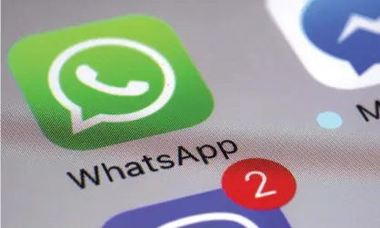 ??  ?? ‘The NSO malware targeting WhatsApp is different in that it can install itself without the victim doing anything at all.’ Photograph: Patrick Sison/AP