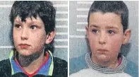  ?? Picture: PA. ?? Clockwise: Denise Fergus, James Bulger, Robert Thompson and Jon Venables.