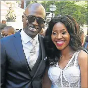  ??  ?? STYLISH COUPLE: Finance Minister Malusi Gigaba and his wife, Norma