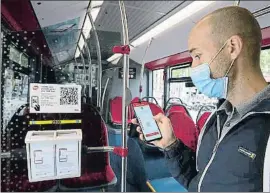  ?? ANA JIMÉNEZ ?? TMB permitirá pagar el billete sencillo con tarjeta en los buses en el 2021