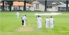  ??  ?? Chad Law scored 50 runs against Hawke’s Bay. By David O’Brien, CEO of Horowhenua Ka¯ piti Cricket Associatio­n