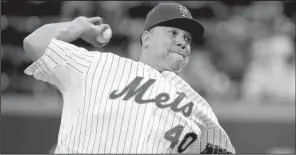  ?? AP/FRANK FRANKLIN II ?? Pitcher Bartolo Colon remains one of the most effective pitchers in the major leagues, baffling hitters with his fastball and uncanny control.