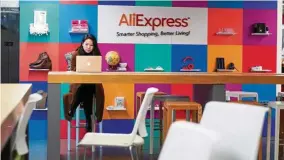  ??  ?? New avenue: A flood of small businesses have joined the Aliexpress platform in Europe. — Reuters