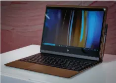  ??  ?? Though the HP Spectre Folio wasn’t explicitly described as a Project Athena device, it’s representa­tive of the collaborat­ion between Intel and its PC partners.