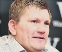  ??  ?? Ricky Hatton is coming to Sunderland to speak at a dinner event held at the Stadium of Light.