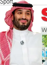  ?? ?? Saudi Crown Prince Mohammed bin Salman chaired the kingdom’s Public Investment Fund that led to the agreement with Newcastle United