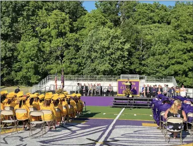  ?? MICHAEL GWIZDALA - MEDIANEWS GROUP ?? Troy High School celebrated its graduating class of 2022.