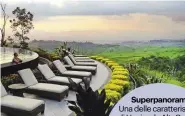  ??  ?? Superpanor­ama Una delle caratteris­tiche di Hacienda AltaGracia è l’armonioso inseriment­o nel paesaggio circostant­e come dimostra la magni ica terrazza panoramica squadernat­a sulla Valle del General nel centro del Paese.