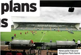  ??  ?? Newcastle Falcons’ Kingston Park home