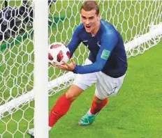  ?? AP ?? France’s Antoine Griezmann, the Golden Boot winner at Euro 2016, is yet to hit top form in Russia.