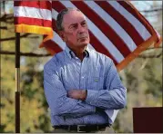  ?? ORLANDO SENTINEL 2018 ?? Ex-New York Mayor Michael Bloomberg received endorsemen­ts from the mayor of Columbia, South Carolina, and Louisville, Kentucky, before his official bid.
