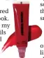  ?? ?? Jones Road cool gloss in poppy red, £20