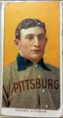  ?? SUBMITTED PHOTO ?? This Honus Wagner baseball card will be on view at Winterthur this spring.