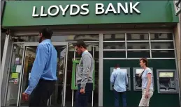  ??  ?? RETHINK: Lloyds has relented, but many banks dump their customers