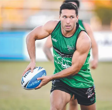  ?? INSTANT IMPACT: Zac Santo has been impressive since returning to Townsville Blackhawks. Picture: ALIX SWEENEY ??