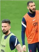  ?? F. Fife / AFP ?? Giroud n’est plus le n°9 de référence.