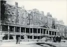  ?? SPECIAL TO THE NIAGARA FALLS REVIEW ?? Disaster struck at Loretto Academy on the evening of Jan. 10, 1938, when a fire caused extensive damage to much of the convent.