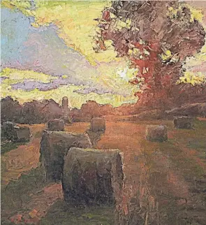  ?? COURTESY MARK GINGERICH ?? “Hay at Sunset” by Mark Gingerich