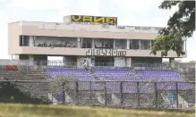  ??  ?? Herndon Stadium, home of the 1996 Summer Olympic Games field hockey events, sits vacant in Atlanta.