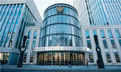  ?? Photograph: Don Emmert/AFP/Getty Images ?? The federal courthouse in Brooklyn, New York, where the trial is taking place.