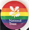  ??  ?? Policy: The rainbow badge