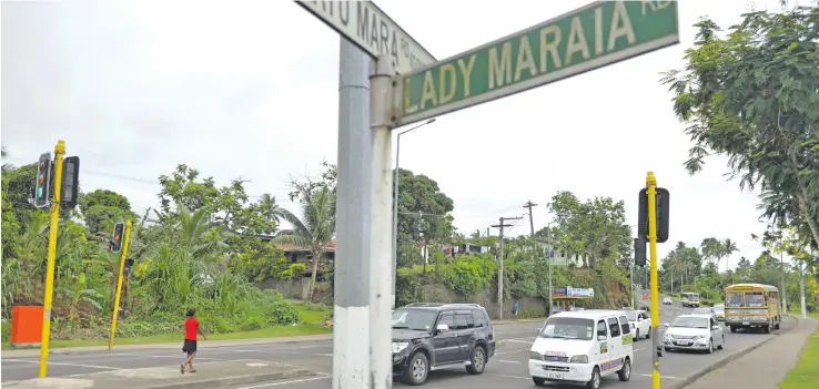  ?? Photo: Ronald Kumar ?? Traffic around Ratu Mara Road in Suva.