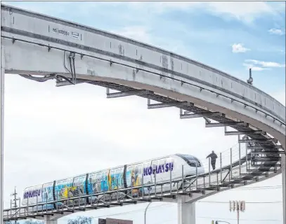  ?? Las Vegas Review-journal file ?? A deal for the LVCVA to acquire the Las Vegas Monorail Co. could come as early as Sept. 1, President and CEO Steve Hill hinted.