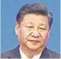  ??  ?? Chinese President Xi Jinping