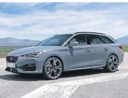  ?? FOTO: AUTOREN-UNION MOBILITÄT/SEAT ?? Der Cupra Leon macht auch als Kombi eine gute Figur und tritt durchaus schnittig auf.