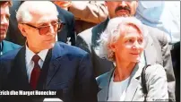  ??  ?? Erich dhe Margot Honecker