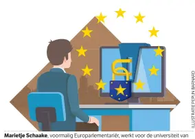  ??  ?? Marietje Schaake, voormalig Europarlem­entariër, werkt voor de universite­it van Stanford, waar ze zich vooral bezighoudt met kunstmatig­e intelligen­tie. Ze schrijft een tweewekeli­jkse rubriek over leven en werken in Silicon Valley.