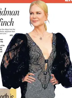  ?? PHOTO: ETHAN MILLER/ AFP ?? Nicole Kidman stars in the big screen adaptation of the Pulitzer Prizewinni­ng book, The Goldfinch