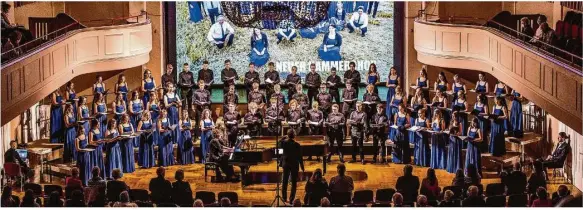  ?? Foto: Markus Brandhuber ?? Konzerthau­s Heidenheim: Der Neue Kammerchor überzeugte im Konzerthau­s.