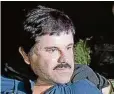  ??  ?? „El Chapo“bei seiner Festnahme im Januar 2016