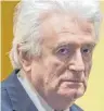  ?? FOTO: AFP ?? Radovan Karadzic ist in letzter Instanz zu lebenslang­er Haft verurteilt worden.