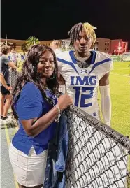  ?? Contribute­d/Robinson family ?? Ellis Robinson IV with his mother Nicole.