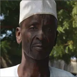  ??  ?? One of the IDPs whose grand sons were kidnapped by Boko Haram insurgents