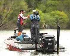  ?? Photo courtesy of Seigo Saito/B.A.S.S ?? Brandon Palaniuk won the ToyotaBass­master Texas Fest on Sam Rayburn Reservoir in May 2017. Sam Rayburn has been named Bassmaster­Magazine’s Best Bass Lake in the nation for 2018 on its list of the top100 lakes.