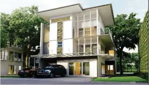  ??  ?? An artist’s impression of a unit at high- end landed property neighbourh­ood, The Effingham.