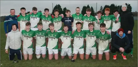  ??  ?? Cloughbawn, after winning the last of the four District Roinn 1 titles on offer in St. Patrick’s Park on Saturday.