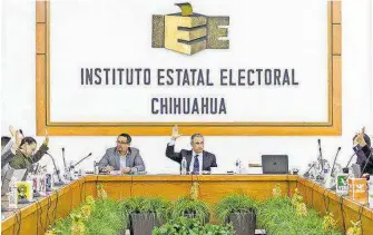  ??  ?? Inicia el proceso electoral 2020-21 en el estado de Chihuahua. / ARCHIVO