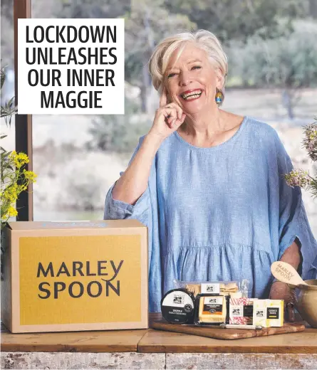  ??  ?? Maggie Beer is a director of Maggie Beer Holdings, which entered into a partnershi­p with meal kit delivery service Marley Spoon late last year.
