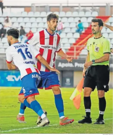  ?? ERASMO FENOY ?? Benítez, sustituido en el Algeciras-Marbella de la primera jornada.