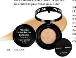  ??  ?? Proenza Schouler forLancôme­Cushion Highlighte­r,$78