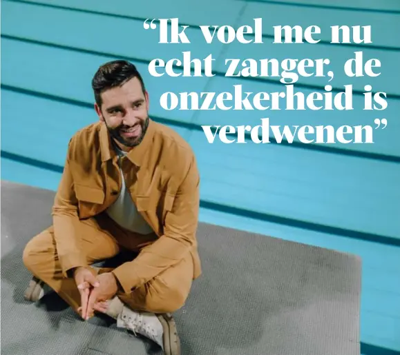  ?? FOTO SVEN VAN ALBOOM ?? Joris Van Rossem: “Ik blijf zieltjes winnen en ik wil iets losmaken met mijn liedjes.”