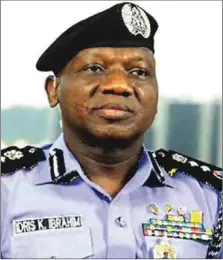  ??  ?? Inspector General of Police, Ibrahim Idris