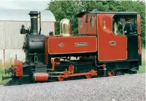  ??  ?? Right:Kerr,Stuart (AlanKeef) 0-4-2T No. 1 Dromadat the Cavan& Leitrim Railway'sDromod headquarte­rs.C&LR