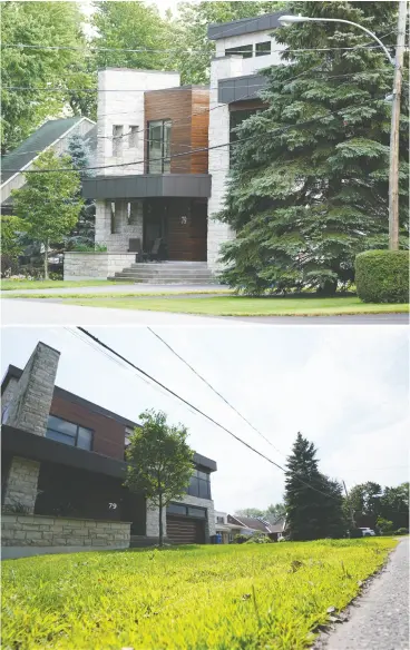  ?? PHOTOS: SEAN KILPATRICK / THE CANADIAN PRESS ?? The demolition of this Gatineau home has been ordered by Quebec Superior Court.