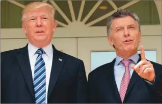  ??  ?? VISITANTES. Trump, Merkel y Xi Jinping, entre otros, estarán en Buenos Aires. Macri ya se reunió con ellos, pero esta vez será el anfitrión.