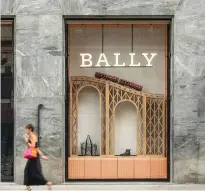  ??  ?? Flagship Bally Store